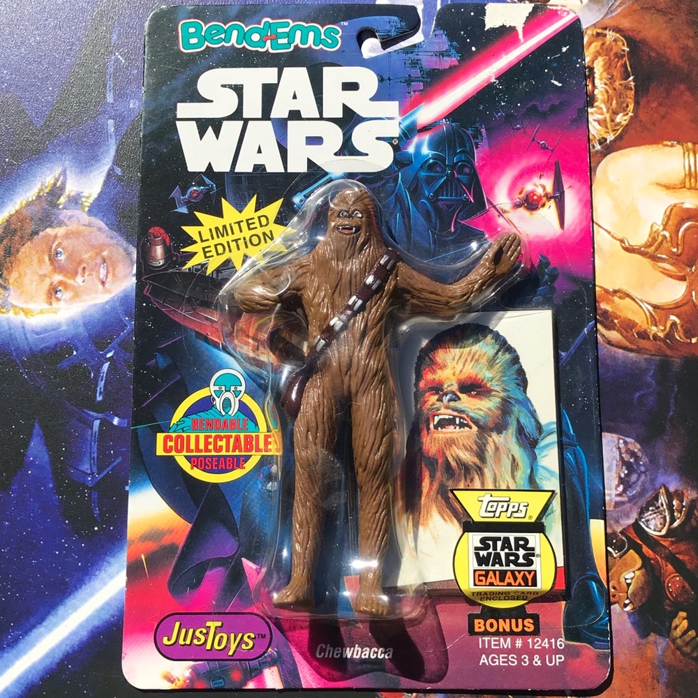 Limited Edition Chewbacca Bend-ems Figure